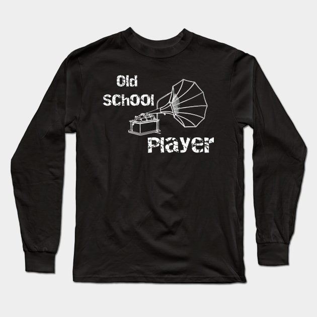 Old School Player Long Sleeve T-Shirt by DANPUBLIC